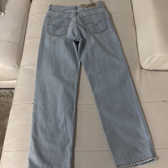 NWT 94 BAGGY SILVERTAB distressed light wash JEANS 27 x 31 - Picture 7 of 8
